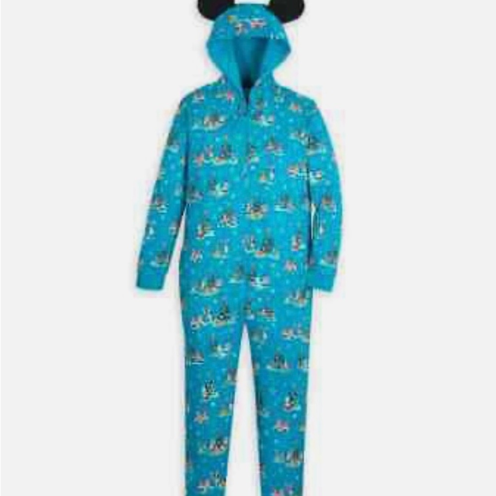 Worn Once - Mickey Mouse and Friends Holiday Family Matching Hooded Coverall